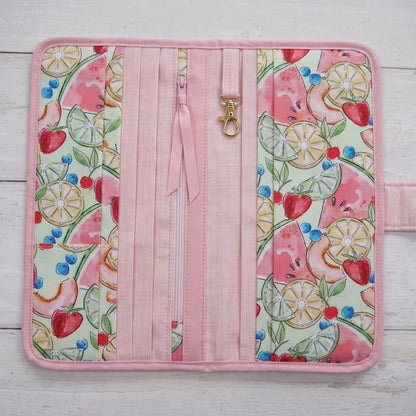 Travel Wallet - Tutti Fruity-Sewing Kit-Flying Bobbins Haberdashery