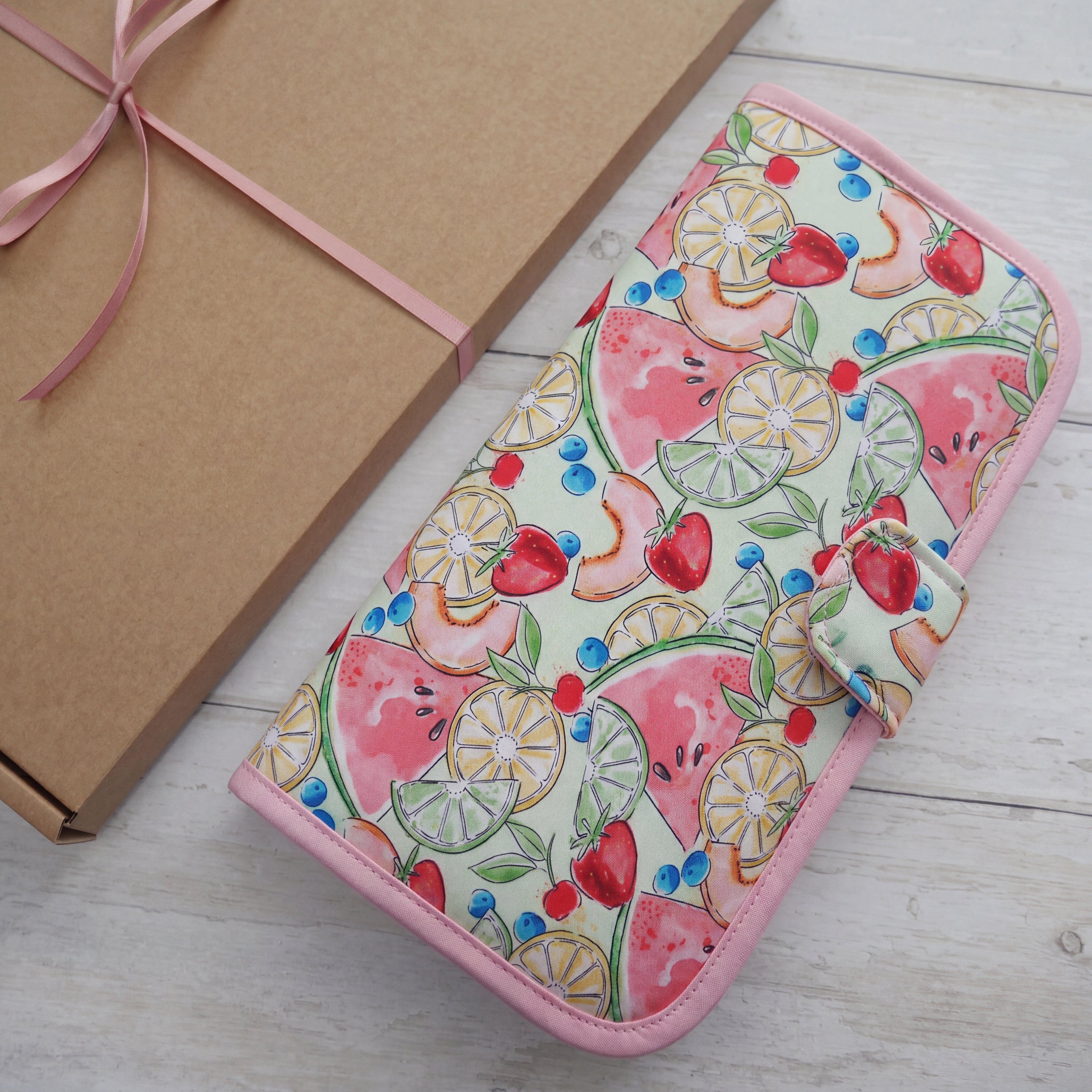 Travel Wallet - Tutti Fruity-Sewing Kit-Flying Bobbins Haberdashery