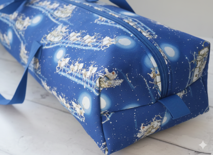 Gift Wrap Caddy Sewing Kit - Santa Sleigh-Sewing Kit-Flying Bobbins Haberdashery