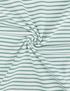 Breton Stripe Cotton Jersey in Sage & Ivory £16.00 pm-Cotton Jersey-Flying Bobbins Haberdashery