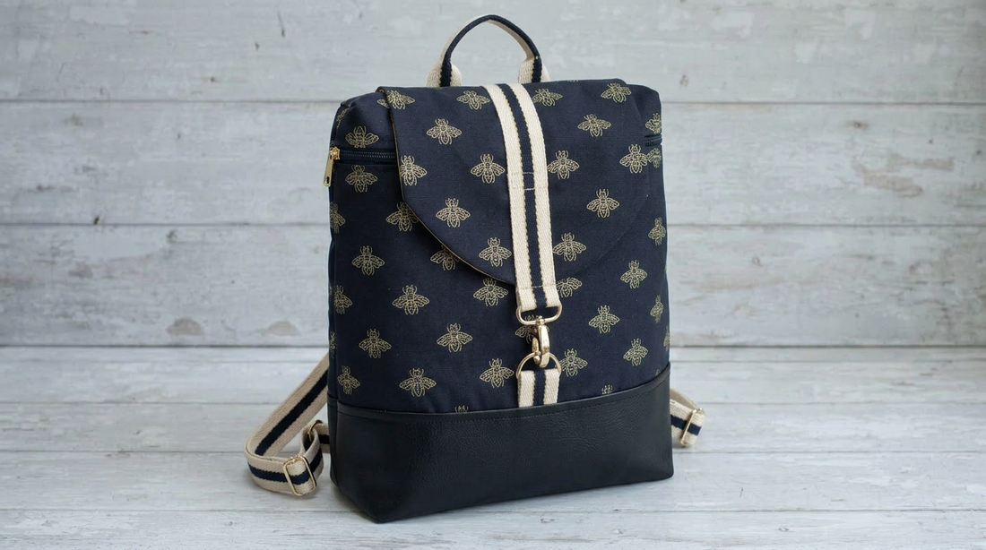 Honey Backpack Making Kit - Bees-Sewing Kit-Flying Bobbins Haberdashery