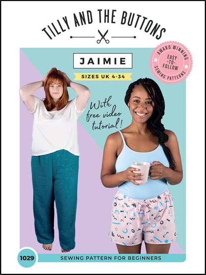 Jaimie PJs Kit - Strawberry Blossom-Sewing Kit-Flying Bobbins Haberdashery