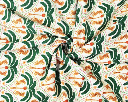 Digital Printed Cotton in Tigers-Cotton Fabric-Flying Bobbins Haberdashery