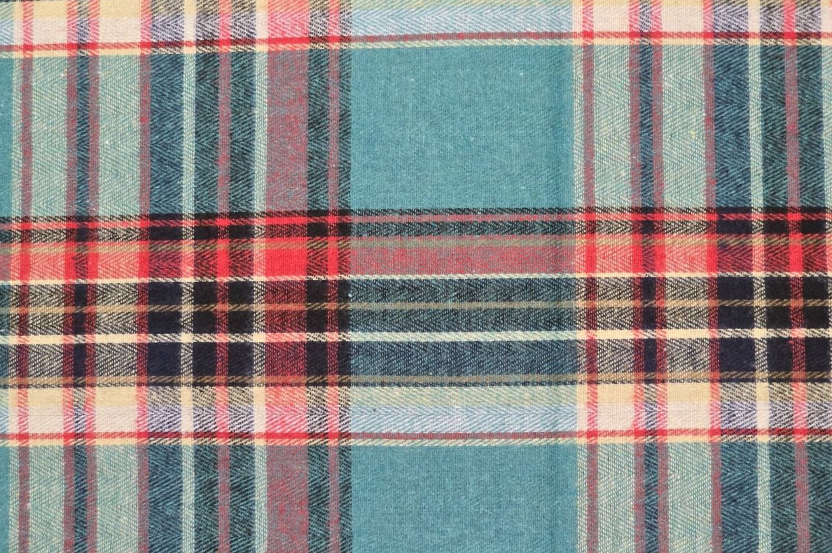 Jenna Checked Shirt Kit - Georgian Bay Japanese Cotton Brushed Twill by Lady McElroy