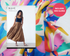Mave Skirt Kit - Tapestry Summer Rayon In Blue-Skirt-Flying Bobbins Haberdashery