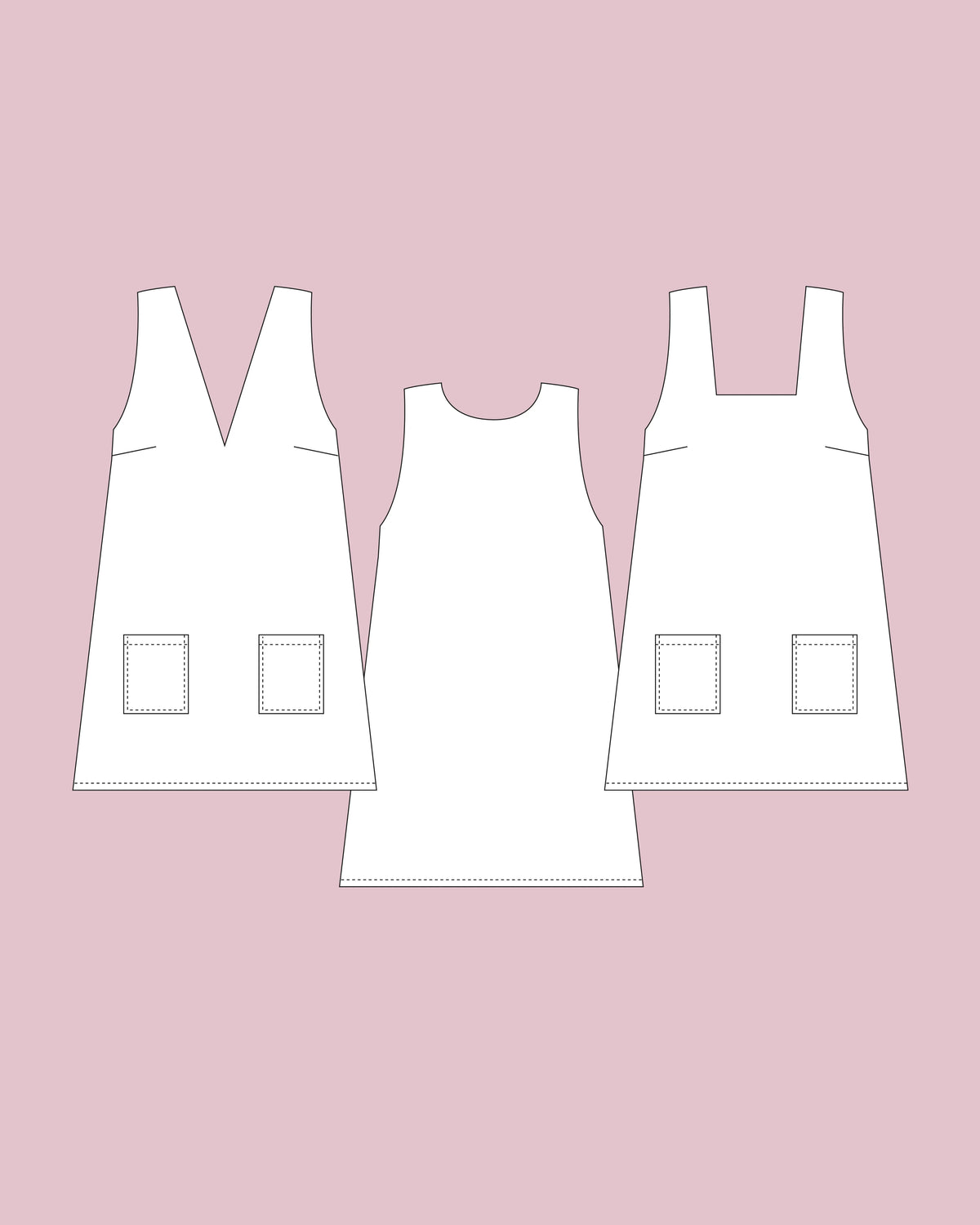 Tammy Handmade, Margo Pinafore-Pattern-Flying Bobbins Haberdashery