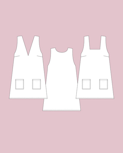 Tammy Handmade, Margo Pinafore-Pattern-Flying Bobbins Haberdashery