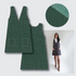 Margot Pinafore Kit -Cotton Corduroy in Samphire-Sewing Kit-Flying Bobbins Haberdashery