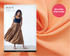 Mave Skirt Kit - Rayon Slub in Mandarin-Skirt-Flying Bobbins Haberdashery