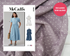 Zip Dress Kit - Atelier Brunette Fine Cord in Parma-Sewing Kit-Flying Bobbins Haberdashery