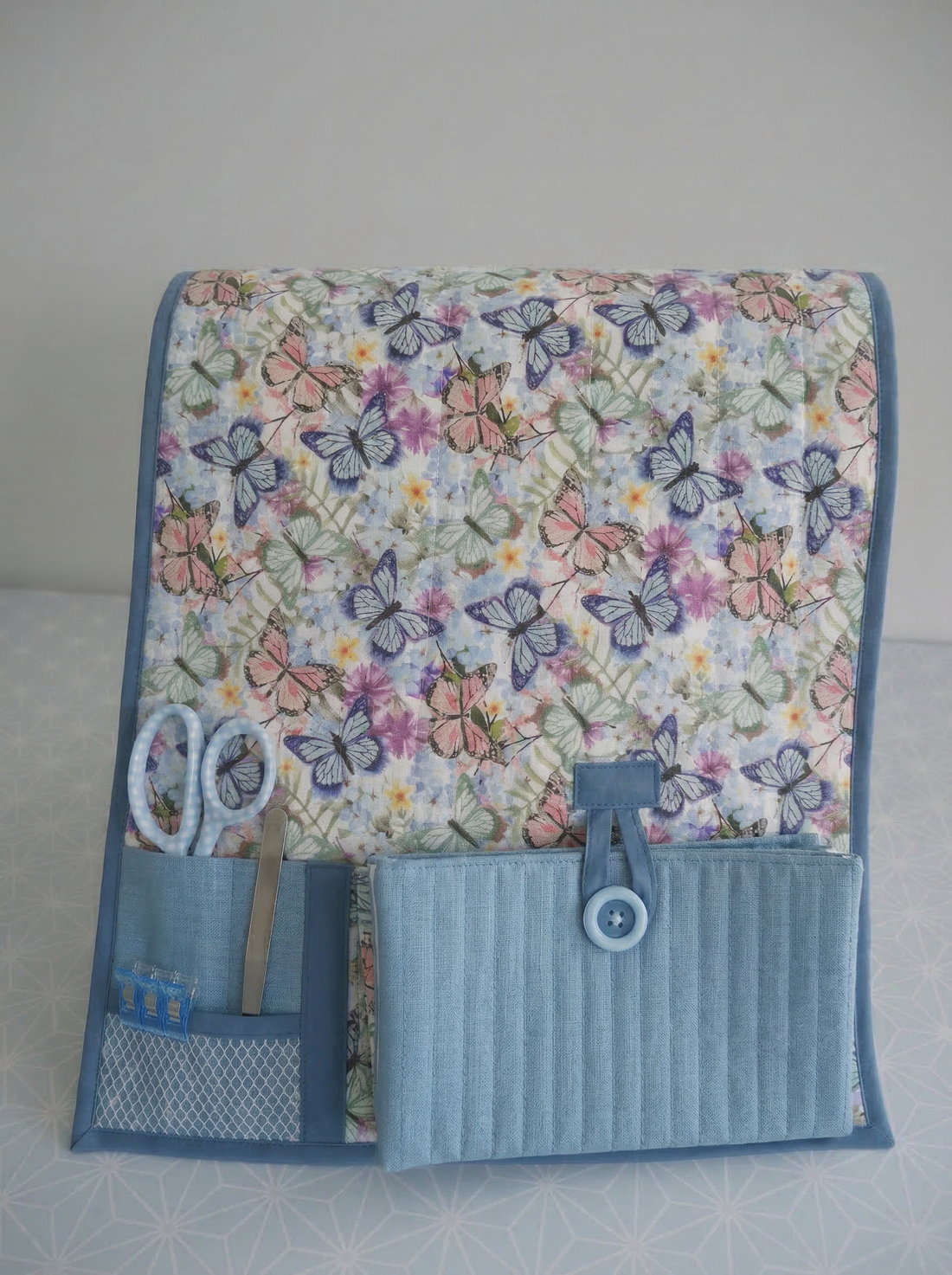 Overlocker Cover Kit &amp; Pattern - Butterflies-Sewing Kit-Flying Bobbins Haberdashery