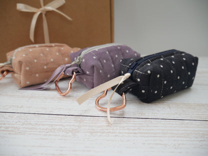 Mini Boxed Bag Trio, Pin Spot Cord-Sewing Kit-Flying Bobbins Haberdashery