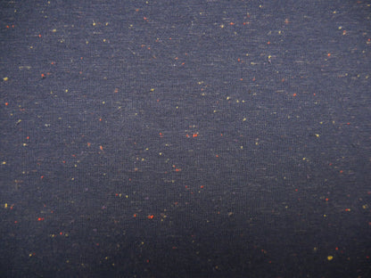 Speckled Cotton Sweat in Navy, £16.50 p/m-Fabric-Flying Bobbins Haberdashery