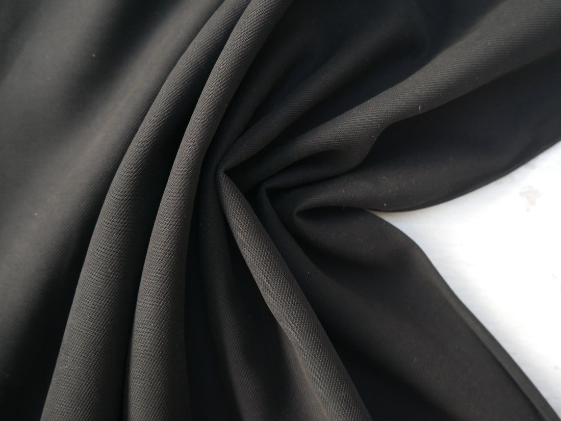 Lyocell Twill in Black, £20.50 p/m-Corduroy-Flying Bobbins Haberdashery