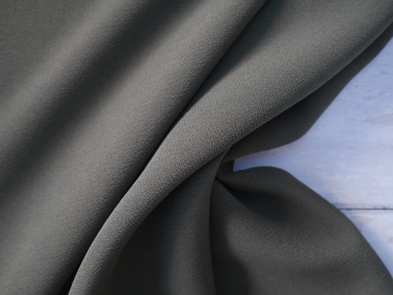 Samba Crepe in Olive, £16.80 p/m-Cotton-Flying Bobbins Haberdashery