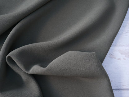 Samba Crepe in Olive, £16.80 p/m-Cotton-Flying Bobbins Haberdashery