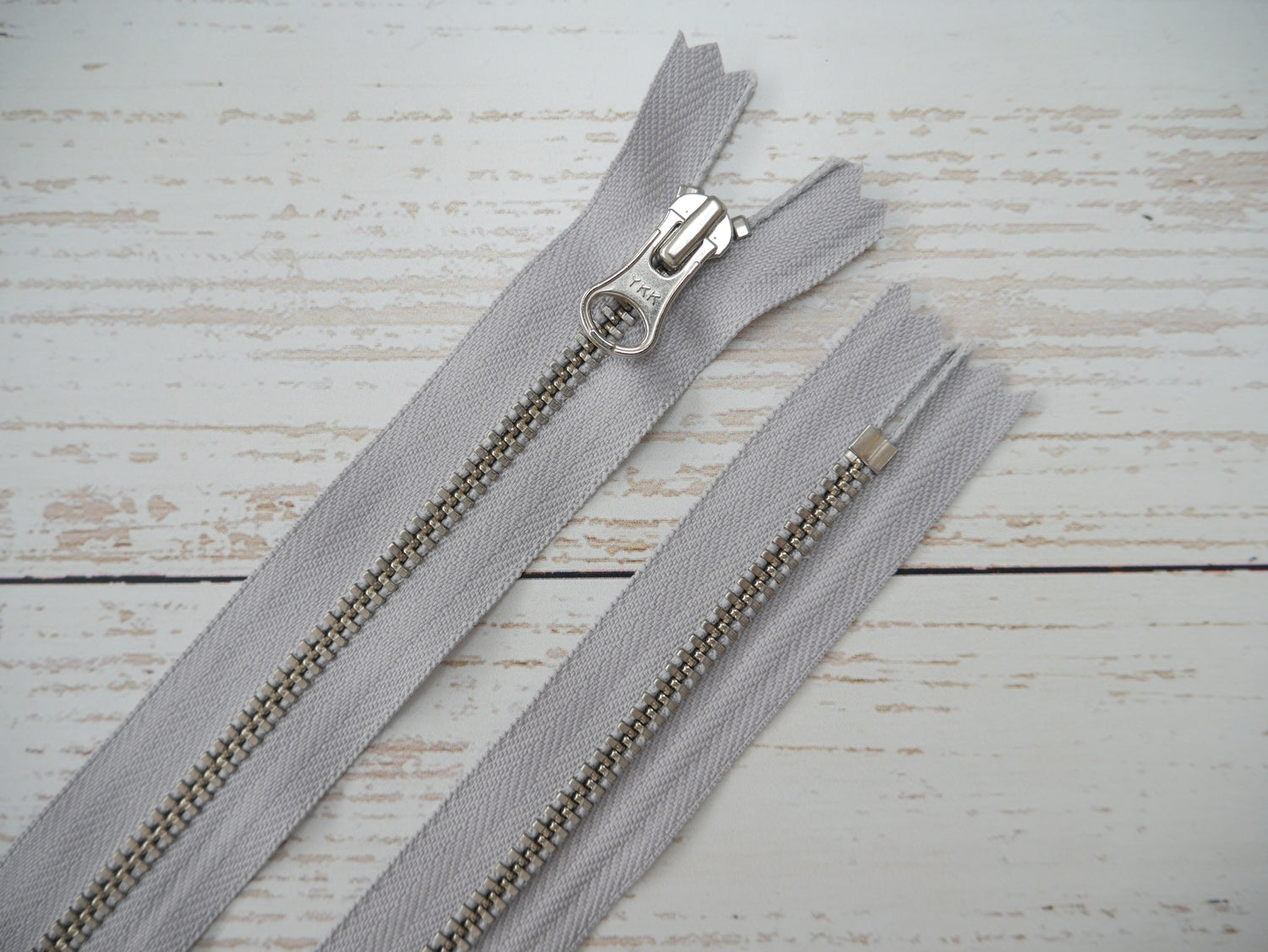 YKK 25cm Metal Zip, Various Colours-Zip-Flying Bobbins Haberdashery