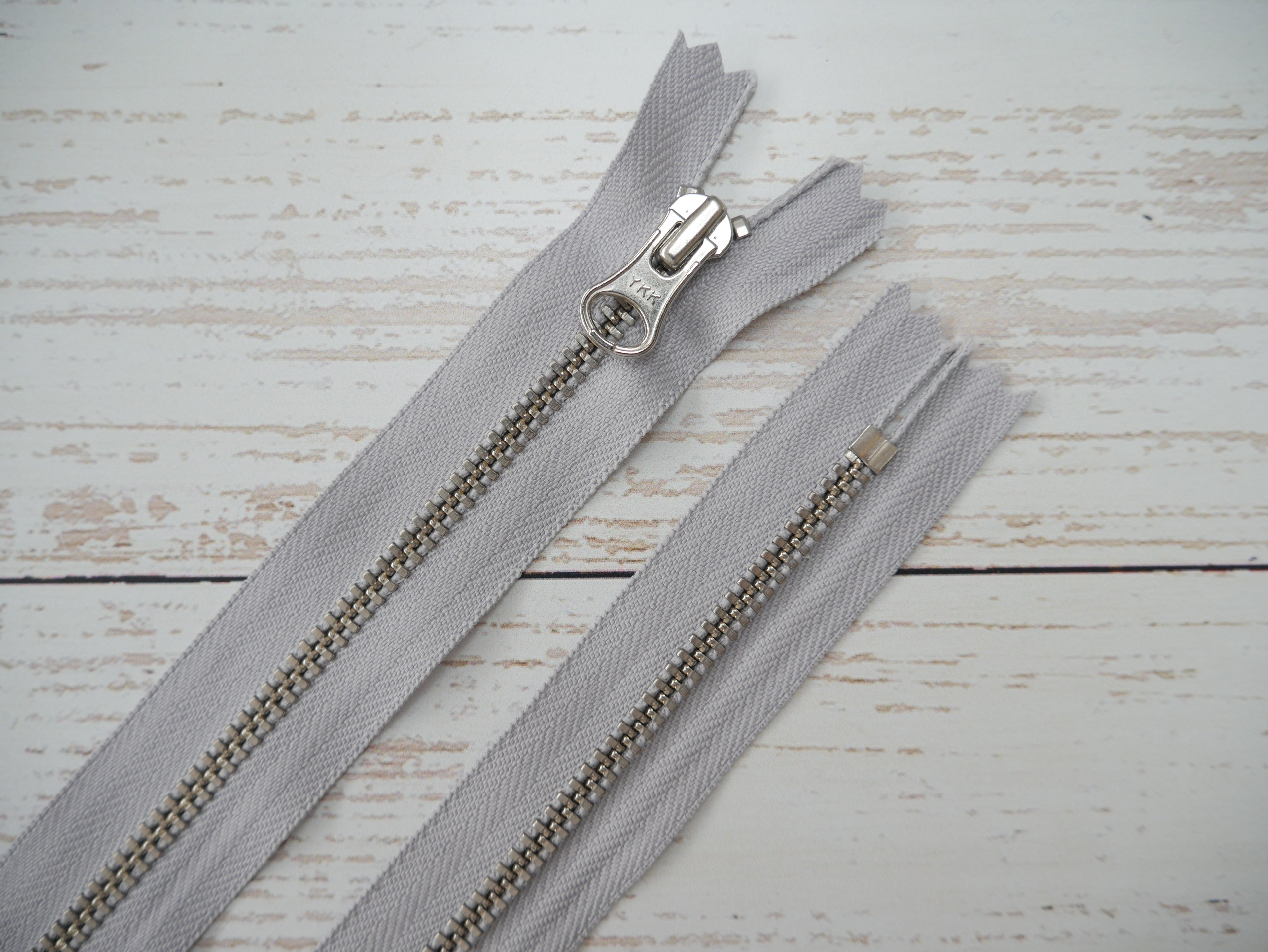 YKK 25cm Metal Zip, Various Colours-Zip-Flying Bobbins Haberdashery