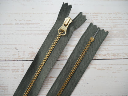 YKK 27cm Metal Zip, Various Colours-Zip-Flying Bobbins Haberdashery