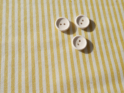 Donny Shirt Kit - Laundered Stipe in Yellow-Sewing Kit-Flying Bobbins Haberdashery