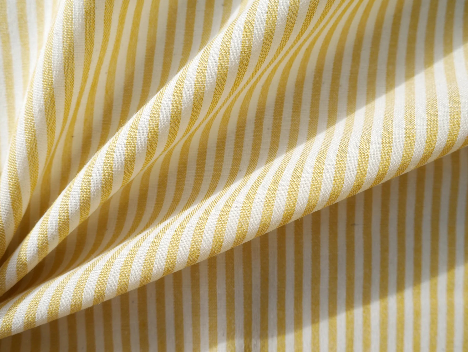 Donny Shirt Kit - Laundered Stipe in Yellow-Sewing Kit-Flying Bobbins Haberdashery