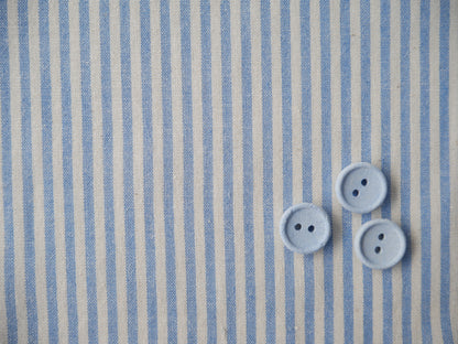 Jenna Shirt Kit - Raytis Stripe in Blue-Sewing Kit-Flying Bobbins Haberdashery