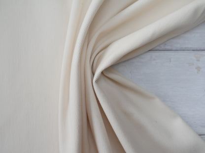 Stretch Denim in Ecru, £15.00 p/m-Denim-Flying Bobbins Haberdashery