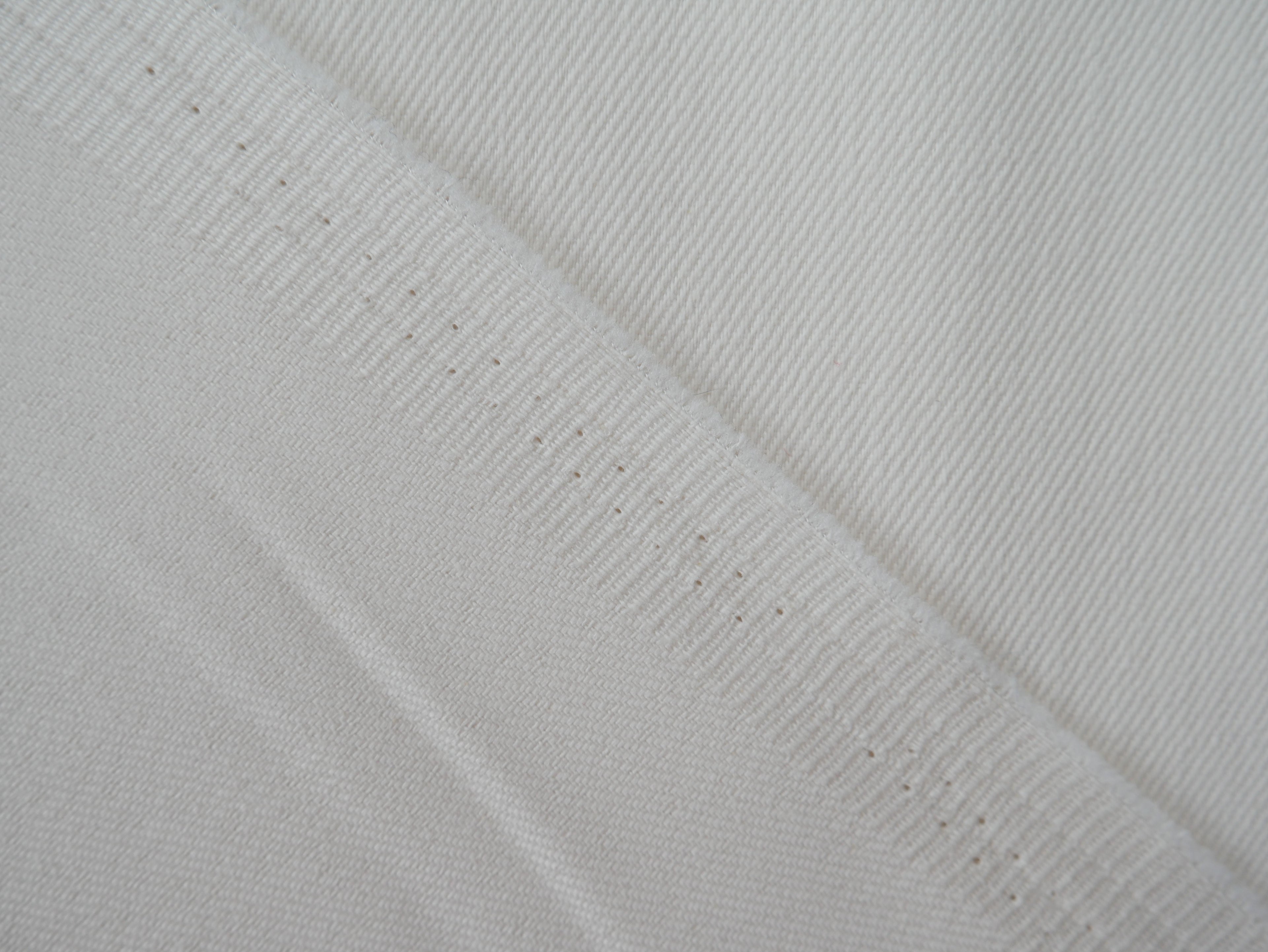 Stretch Denim in Ecru, £15.00 p/m-Denim-Flying Bobbins Haberdashery