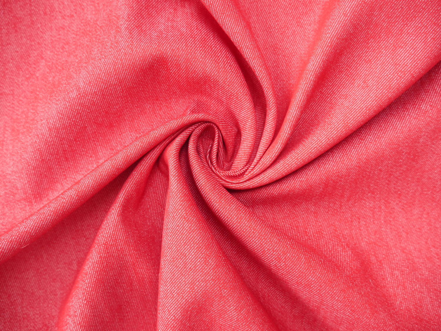 Stretch Denim in Red, £15.00 p/m-Denim-Flying Bobbins Haberdashery