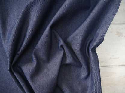 Stretch Denim in Indigo, £15.00 p/m-Denim-Flying Bobbins Haberdashery