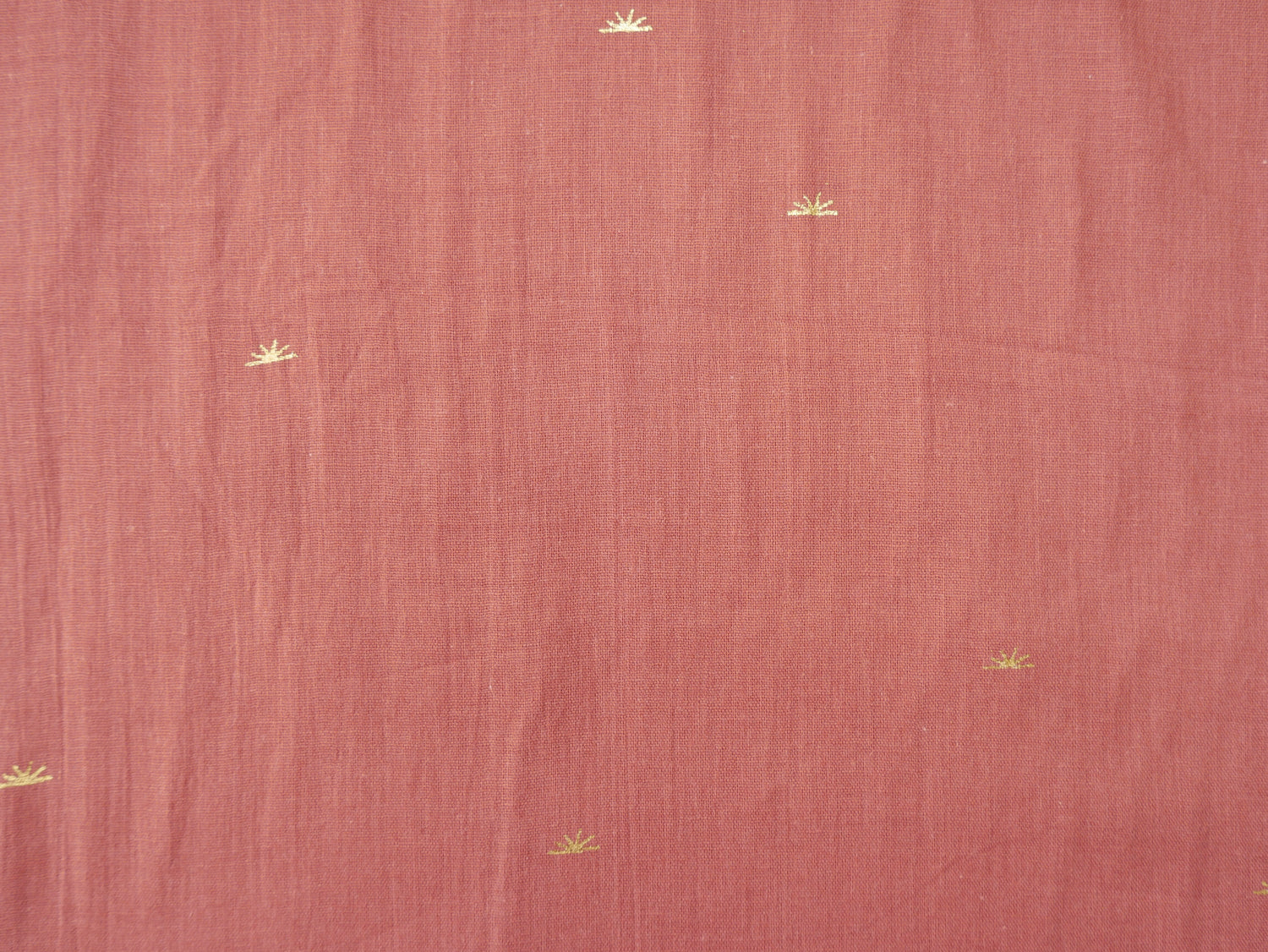 Atelier Brunette Sunset Cotton Gauze in Chestnut-Cotton Fabric-Flying Bobbins Haberdashery
