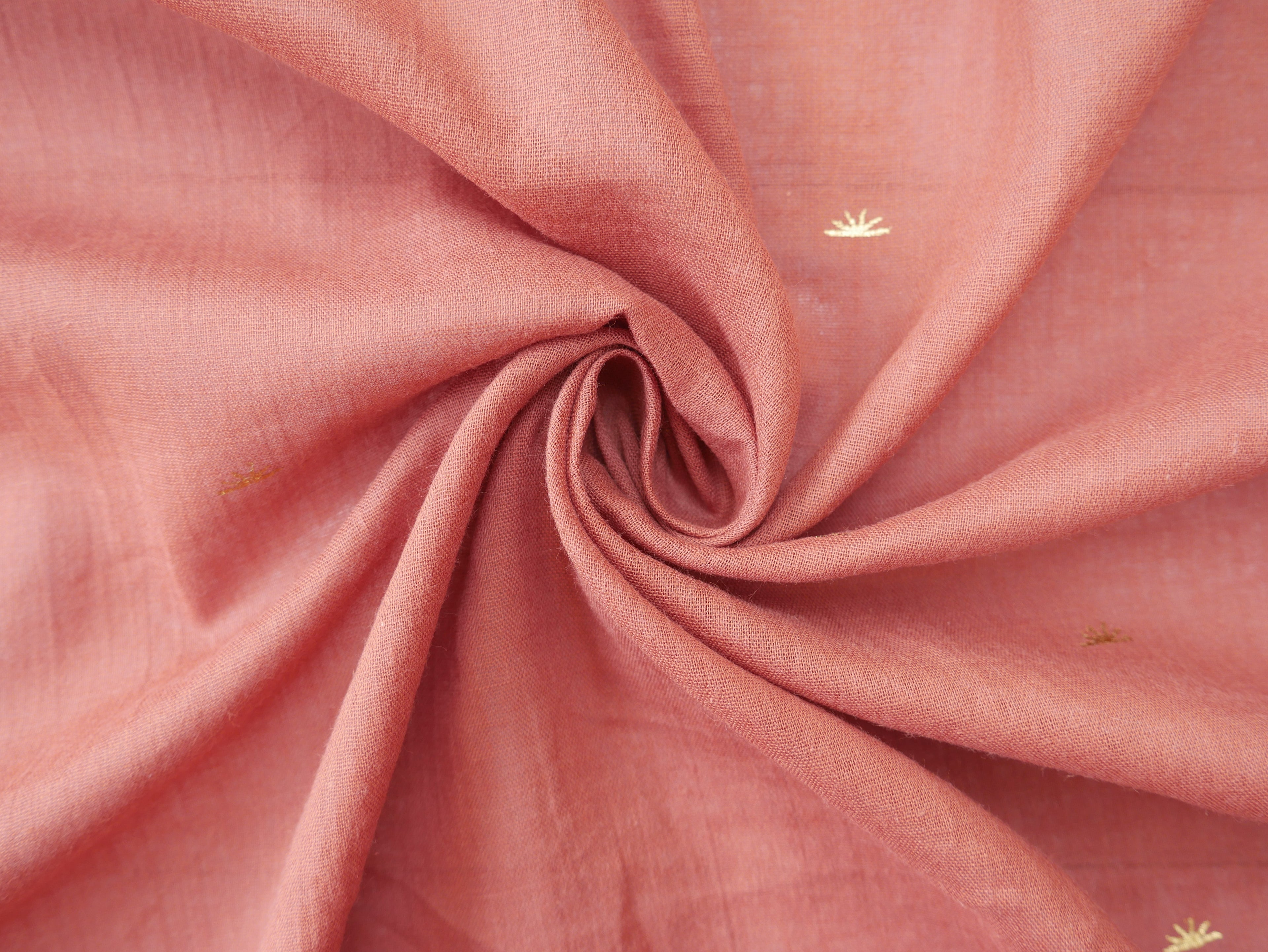 Atelier Brunette Sunset Cotton Gauze in Chestnut-Cotton Fabric-Flying Bobbins Haberdashery