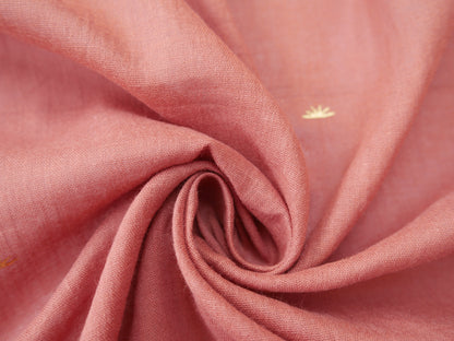 Atelier Brunette Sunset Cotton Gauze in Chestnut-Cotton Fabric-Flying Bobbins Haberdashery