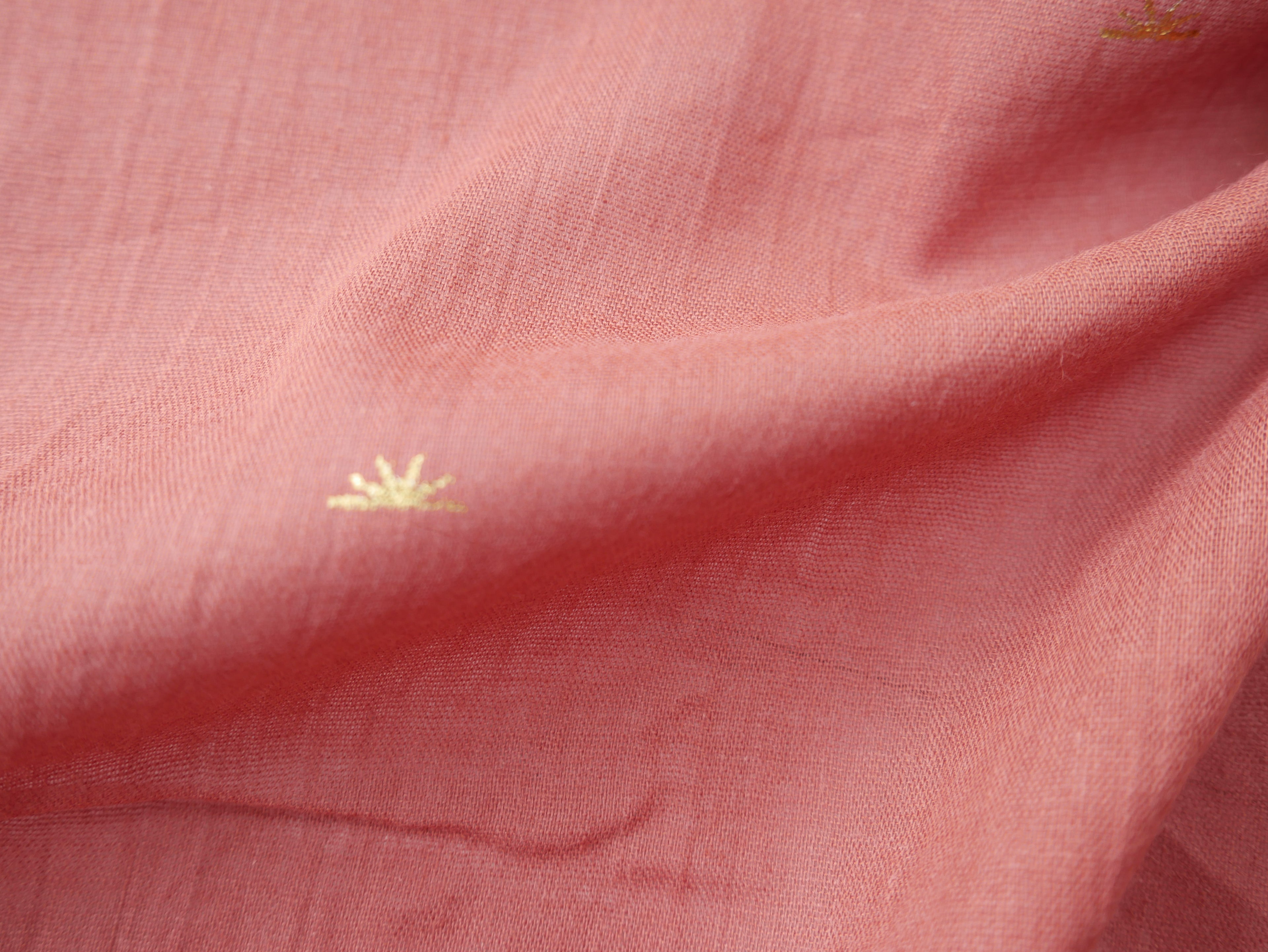 Atelier Brunette Sunset Cotton Gauze in Chestnut-Cotton Fabric-Flying Bobbins Haberdashery