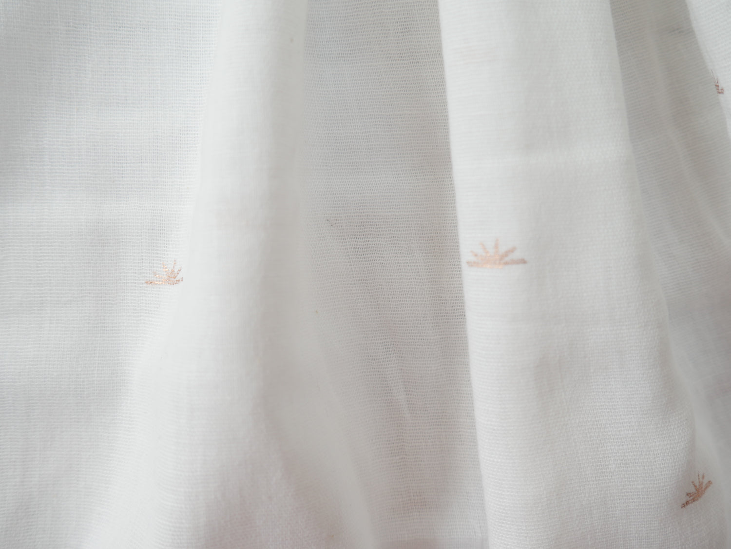 Atelier Brunette Sunset Cotton Gauze in Off-White-Cotton Fabric-Flying Bobbins Haberdashery