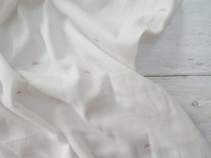 Atelier Brunette Sunset Cotton Gauze in Off-White-Cotton Fabric-Flying Bobbins Haberdashery