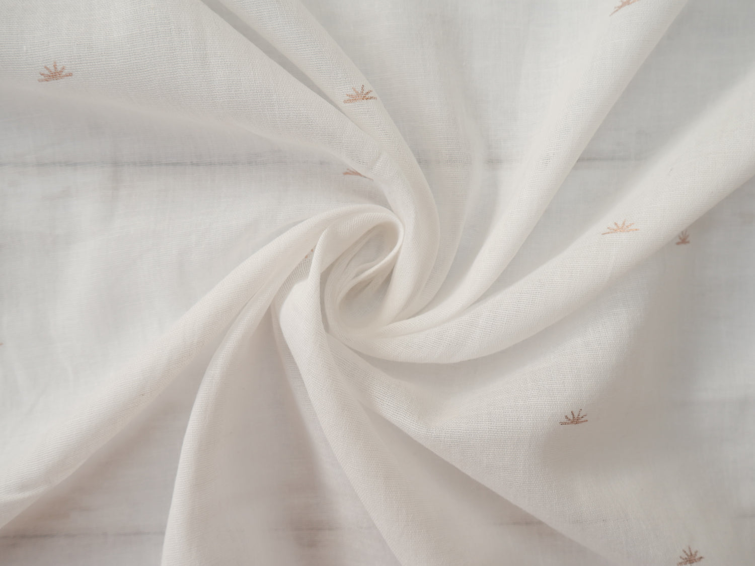Atelier Brunette Sunset Cotton Gauze in Off-White-Cotton Fabric-Flying Bobbins Haberdashery