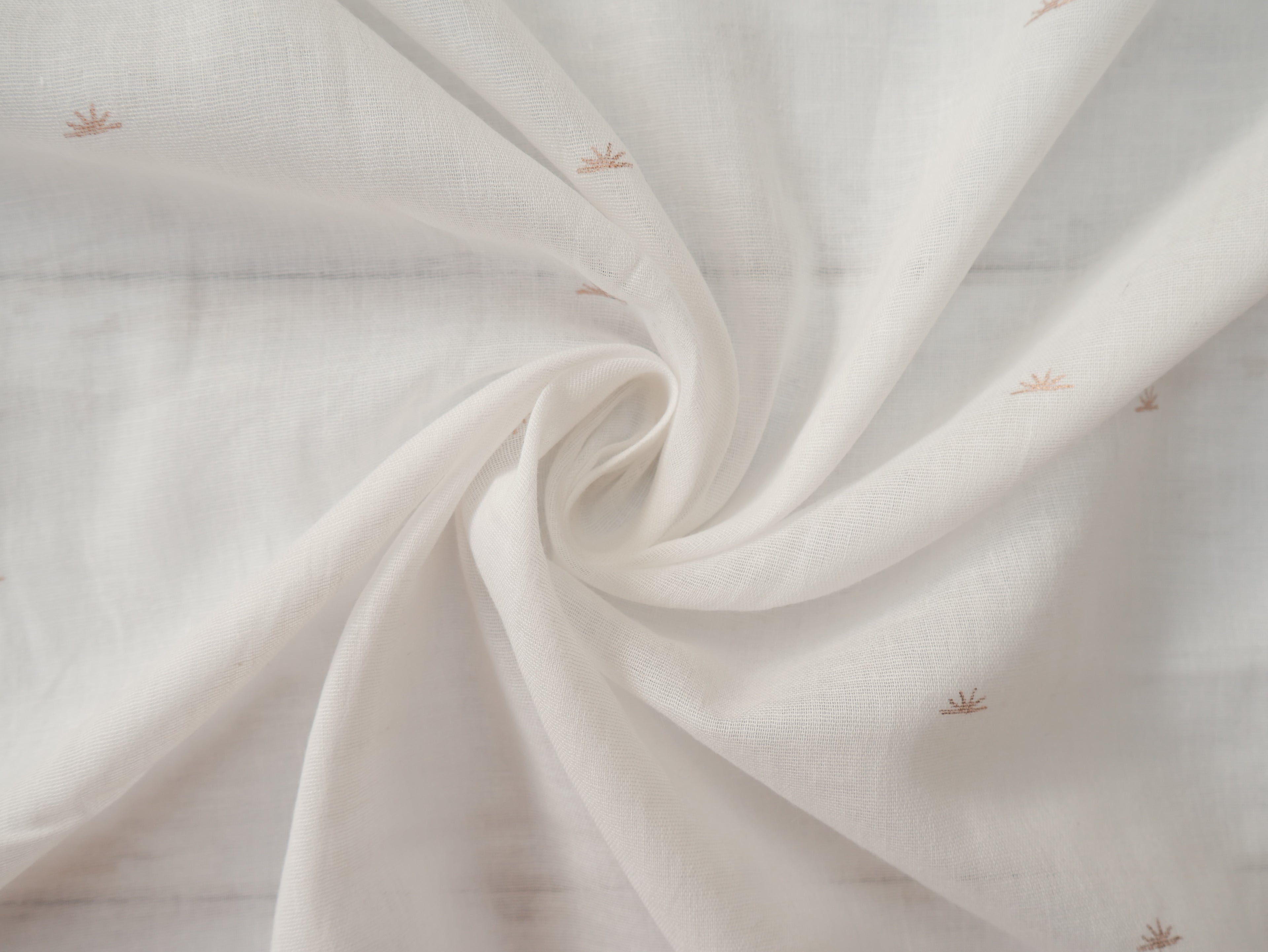 Atelier Brunette Sunset Cotton Gauze in Off-White-Cotton Fabric-Flying Bobbins Haberdashery
