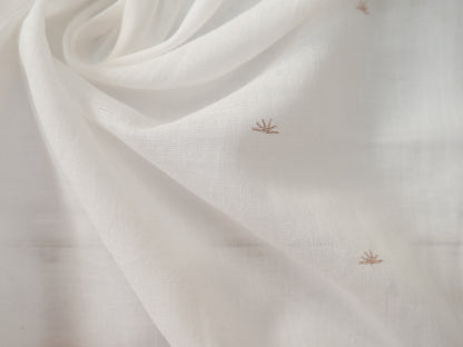 Atelier Brunette Sunset Cotton Gauze in Off-White-Cotton Fabric-Flying Bobbins Haberdashery