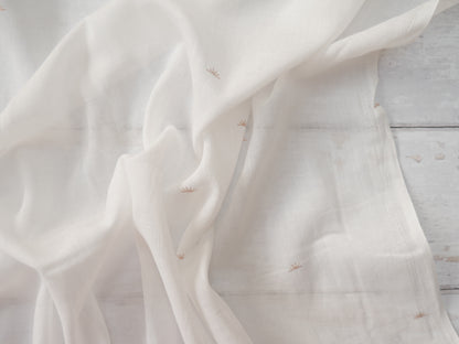 Atelier Brunette Sunset Cotton Gauze in Off-White-Cotton Fabric-Flying Bobbins Haberdashery