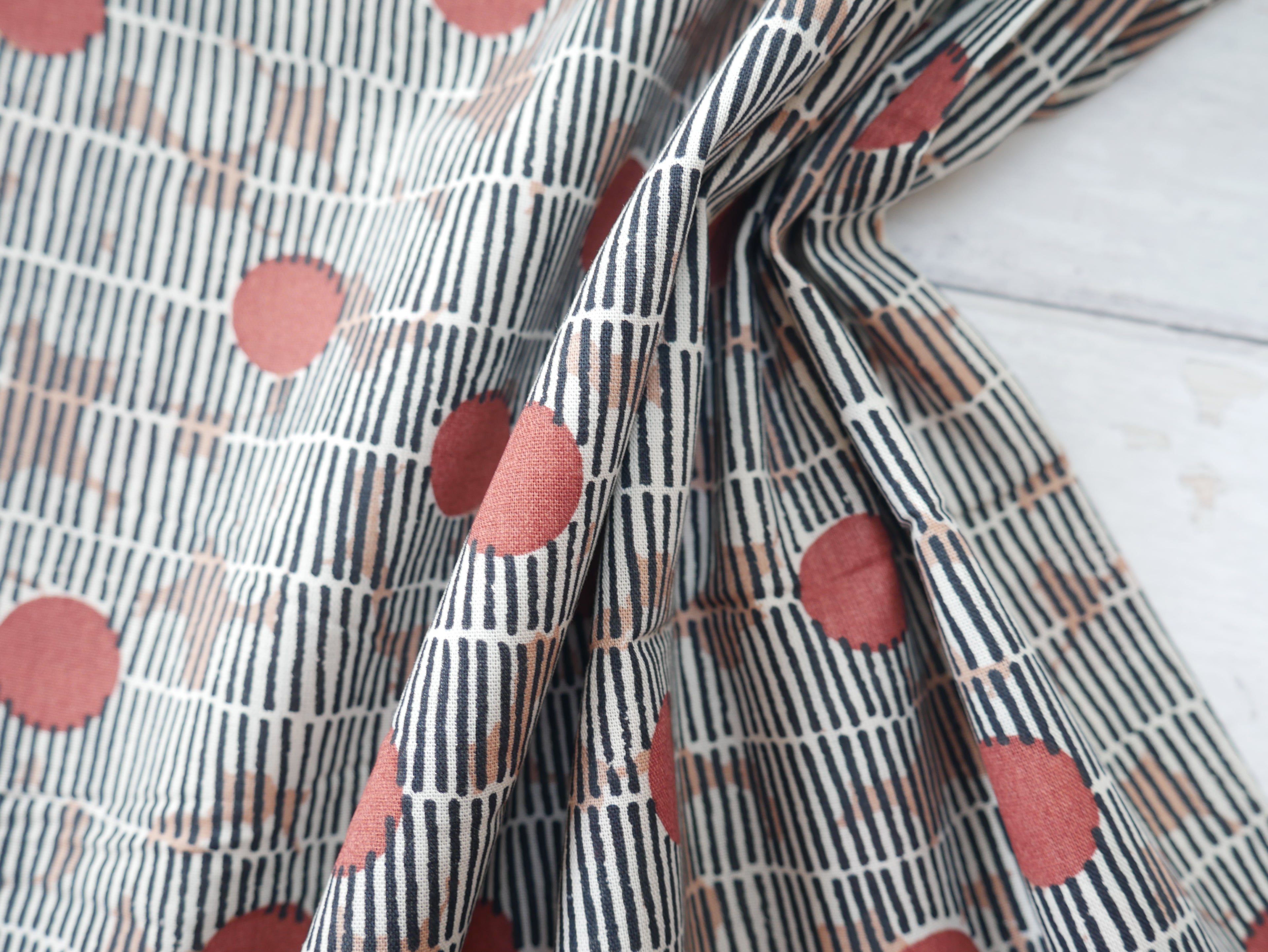 Atelier Brunette Mirage Cotton Gauze in Chestnut-Cotton Fabric-Flying Bobbins Haberdashery
