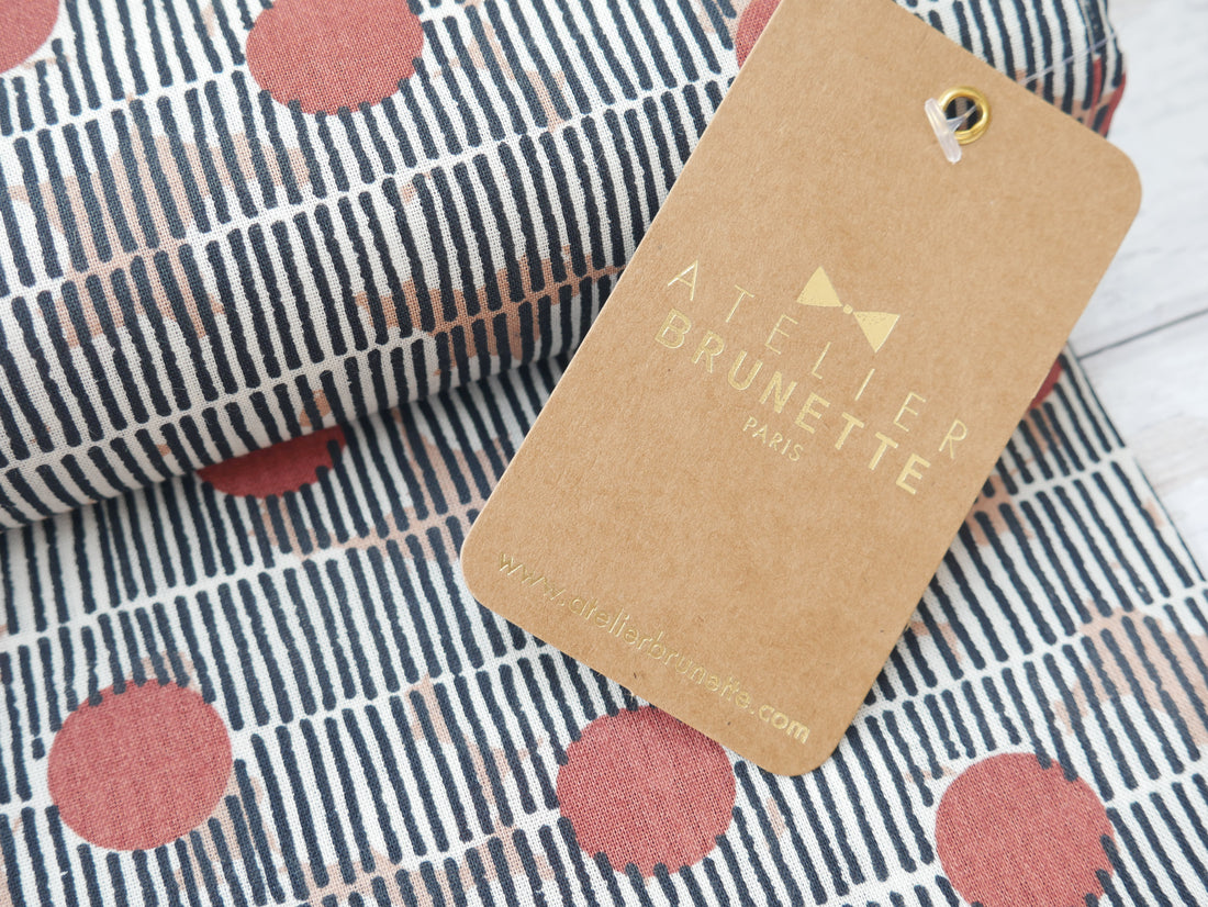 Atelier Brunette Mirage Cotton Gauze in Chestnut-Cotton Fabric-Flying Bobbins Haberdashery