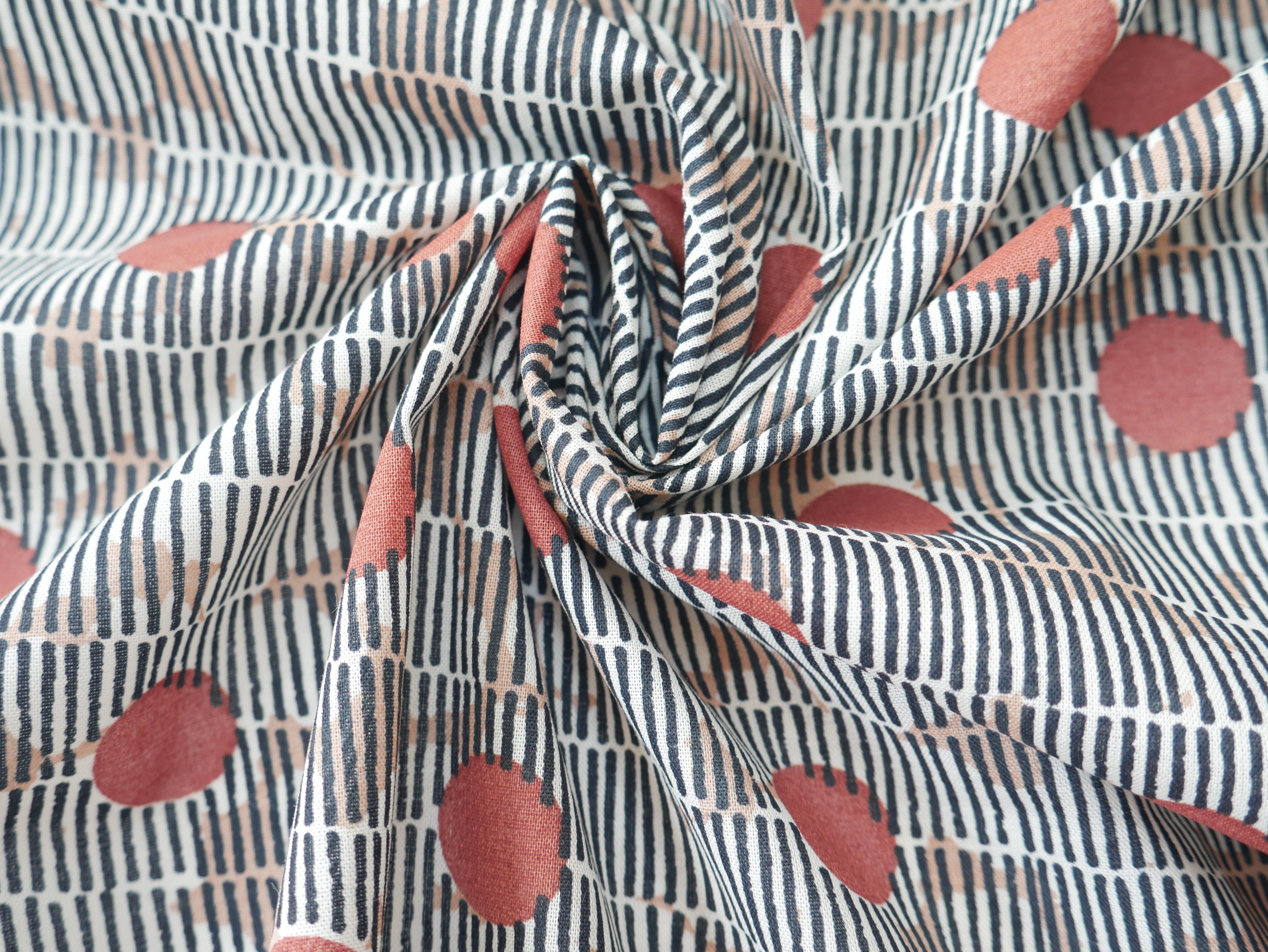 Atelier Brunette Mirage Cotton Gauze in Chestnut-Cotton Fabric-Flying Bobbins Haberdashery