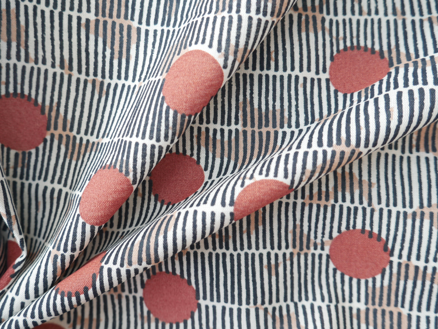 Atelier Brunette Mirage Cotton Gauze in Chestnut-Cotton Fabric-Flying Bobbins Haberdashery