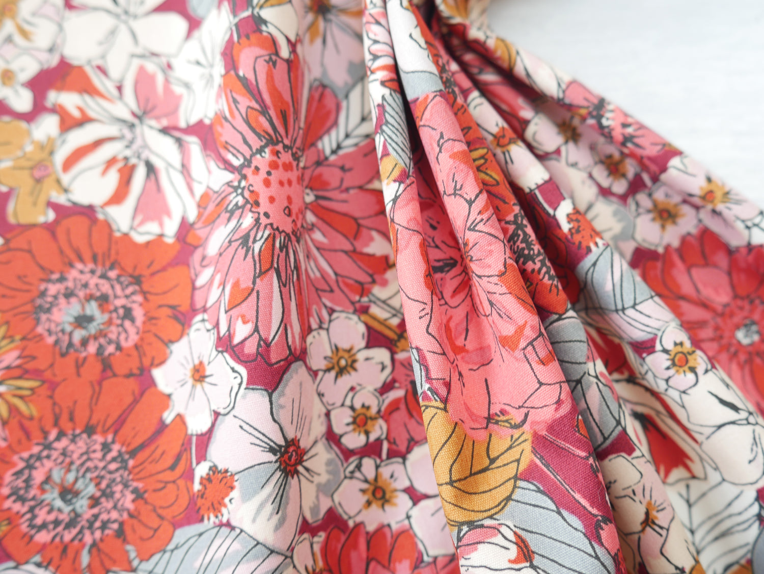 Fleuron Sanctuary Printed Cotton by Art Gallery Fabrics, £17.50 p/m-Cotton-Flying Bobbins Haberdashery