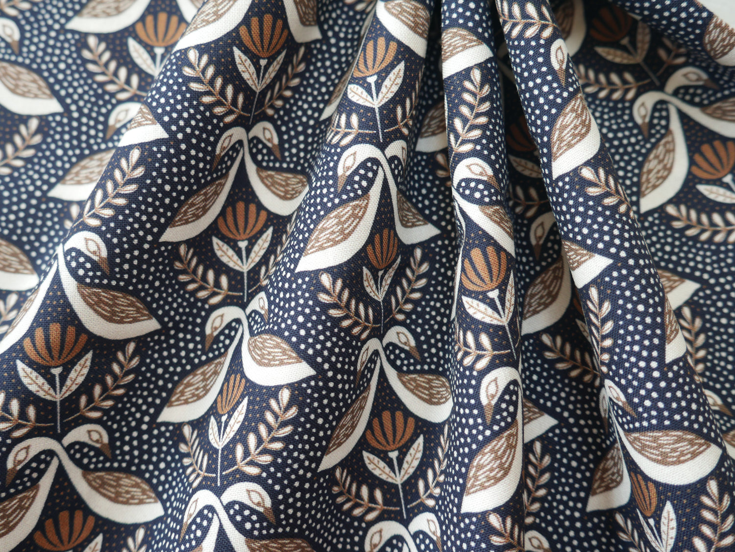 Jessamine Printed Cotton by Cloud9 Fabrics, £19.50 p/m-Cotton-Flying Bobbins Haberdashery