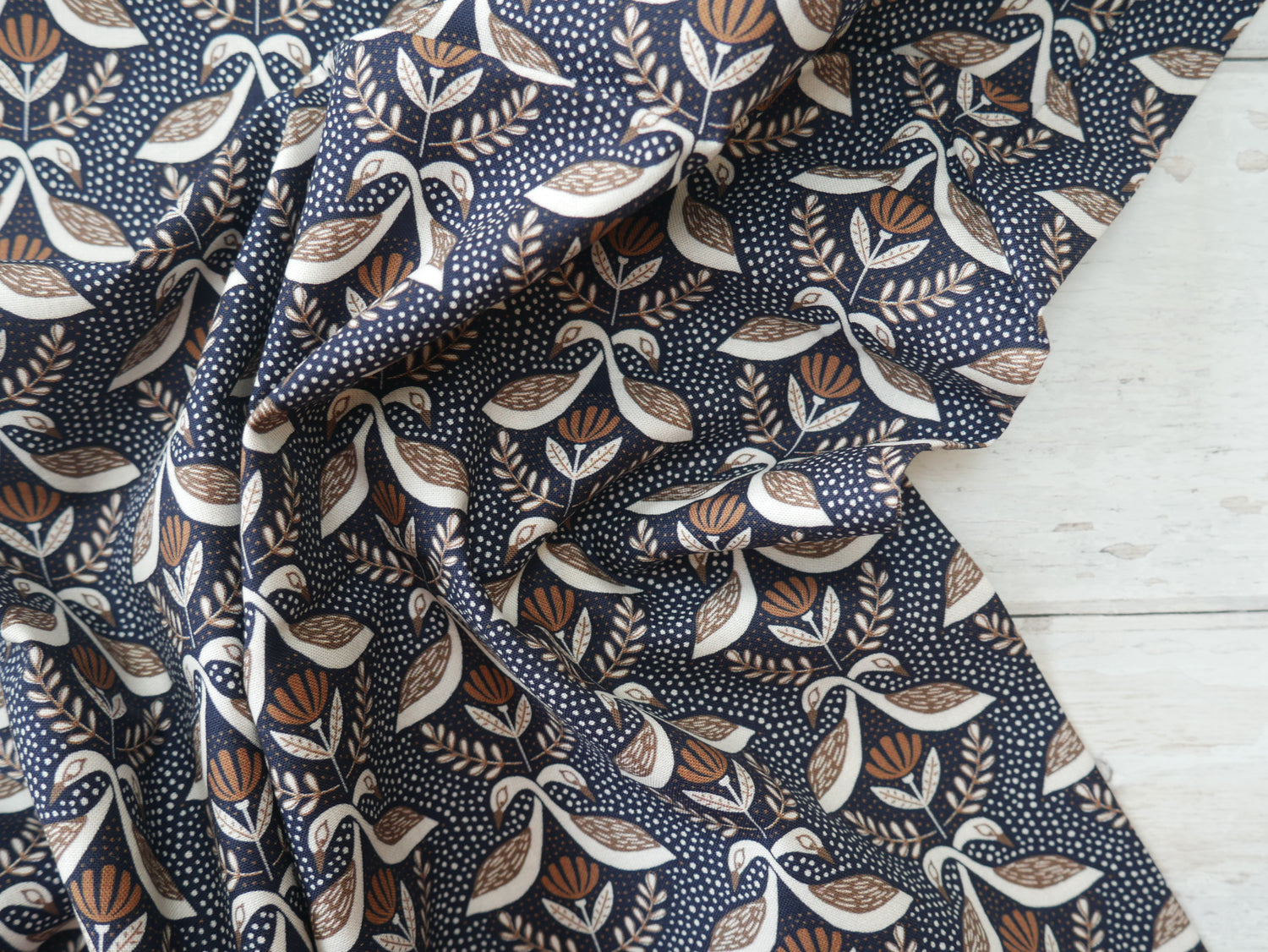 Jessamine Printed Cotton by Cloud9 Fabrics, £19.50 p/m-Cotton-Flying Bobbins Haberdashery