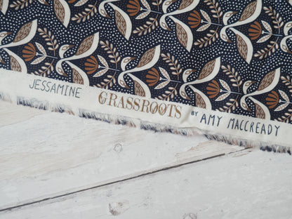 Jessamine Printed Cotton by Cloud9 Fabrics, £19.50 p/m-Cotton-Flying Bobbins Haberdashery