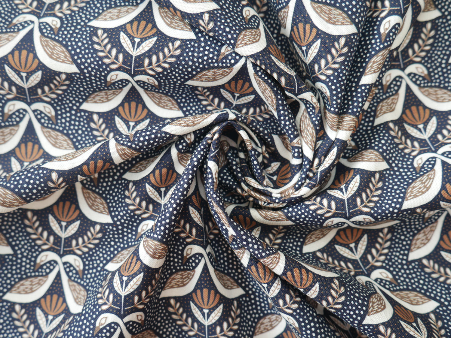Jessamine Printed Cotton by Cloud9 Fabrics, £19.50 p/m-Cotton-Flying Bobbins Haberdashery