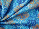 Sandsational Coral Reef Printed Cotton, £12.50 pm-Cotton Fabric-Flying Bobbins Haberdashery